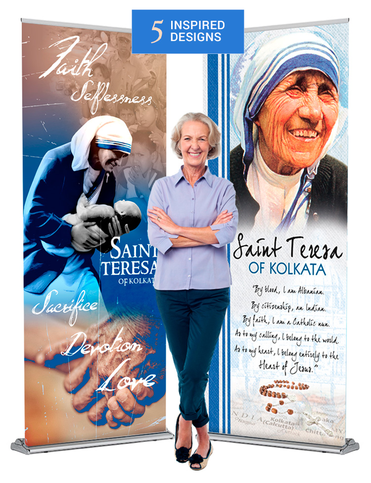 5 Saint Teresa banners