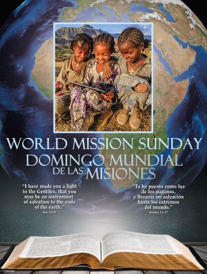 World Mission Sunday - Blue - Bilingual