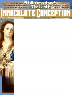 Immaculate Conception - The Lord is With You Wrapper