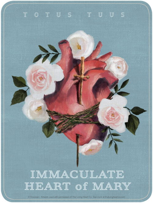 Immaculate Heart - Totus Tuus - The Living Art Co.